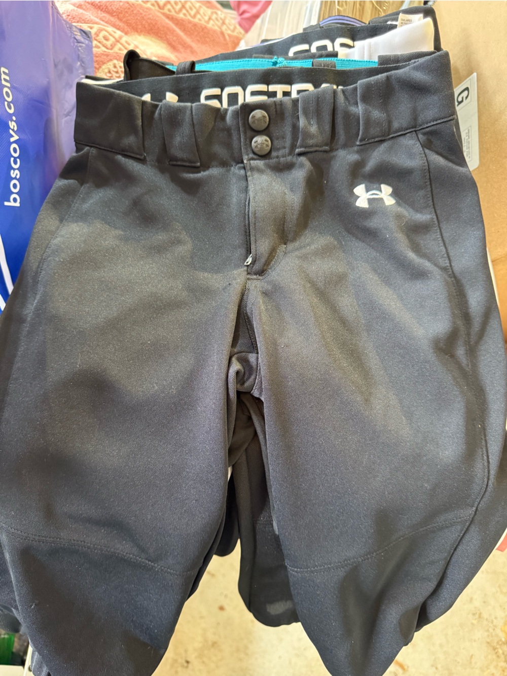 Under Armour Black Kids Softball pants